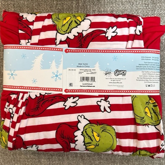 Holiday Family Pajama Set - Mens XXL NWT - Picture 2 of 2